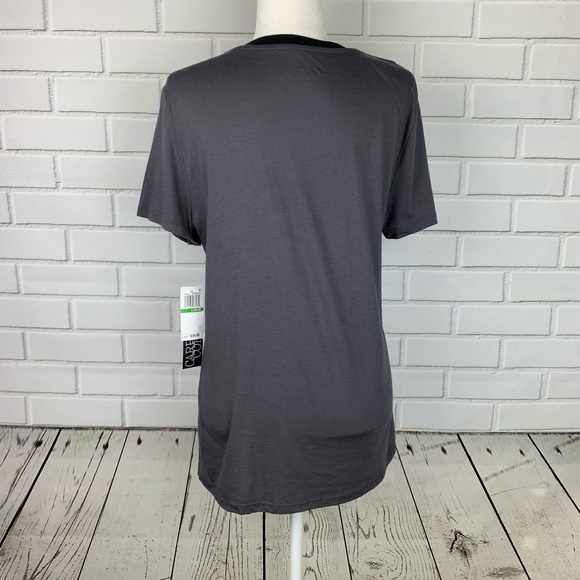 🔥CARBON COPY🔥Graphic Print “I’M EXCLUSIVE” Tee T-Shirt Gray Large NWT - Picture 5 of 5